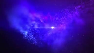 梦幻光斑粒子年会开场盛典字幕AE模板视频的预览图